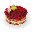 東京都目黒区Ｆｌｏｒｉｓｔ　ＩＴＯの花　フラワーケーキ（シナモンレッド）